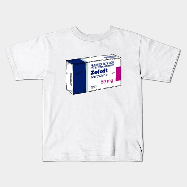Zoloft sertraline Kids T-Shirt by Jrfiguer